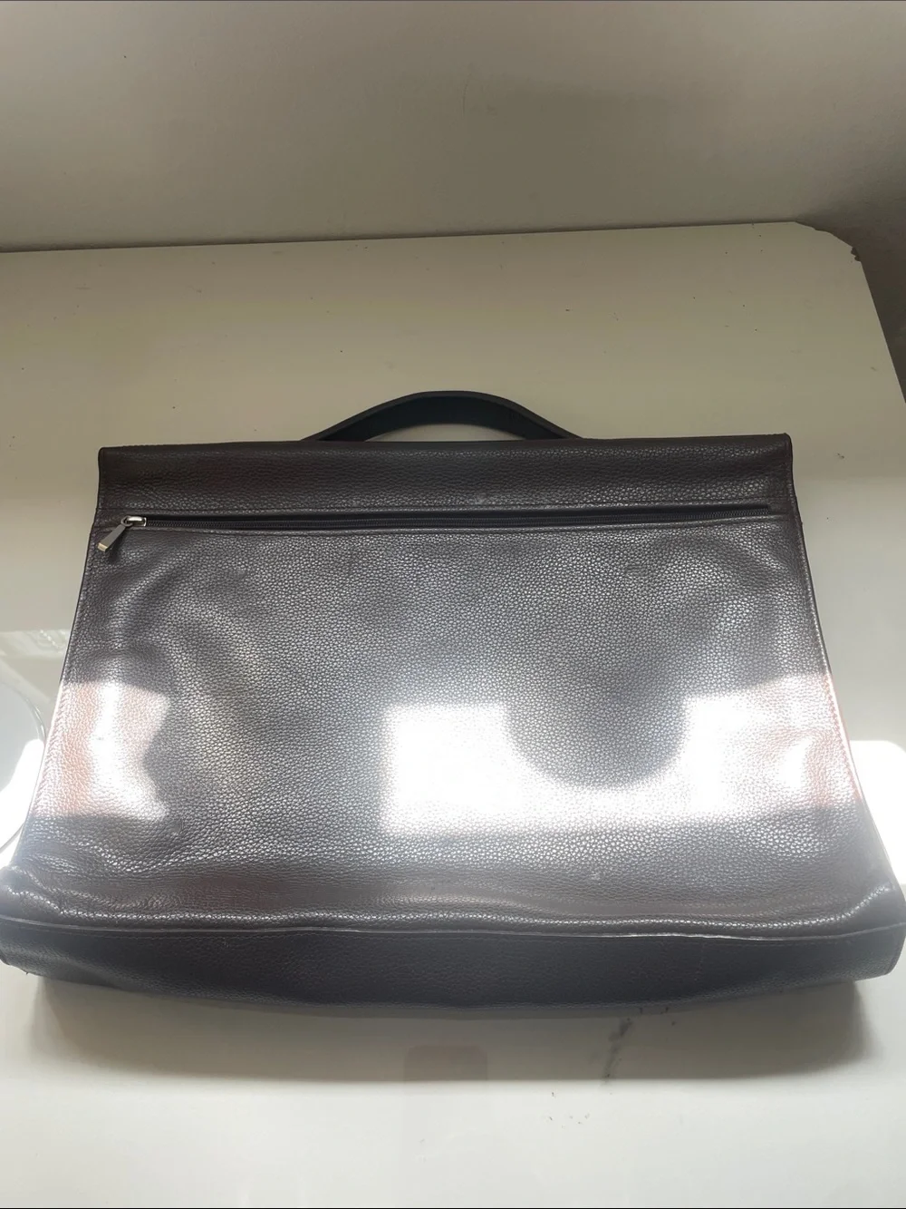 Longchamp le Foulonne brown leather bag - Porte Documents marrón homes femmes